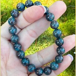 Elegant 8mm Chrysocolla Stretch Bracelet